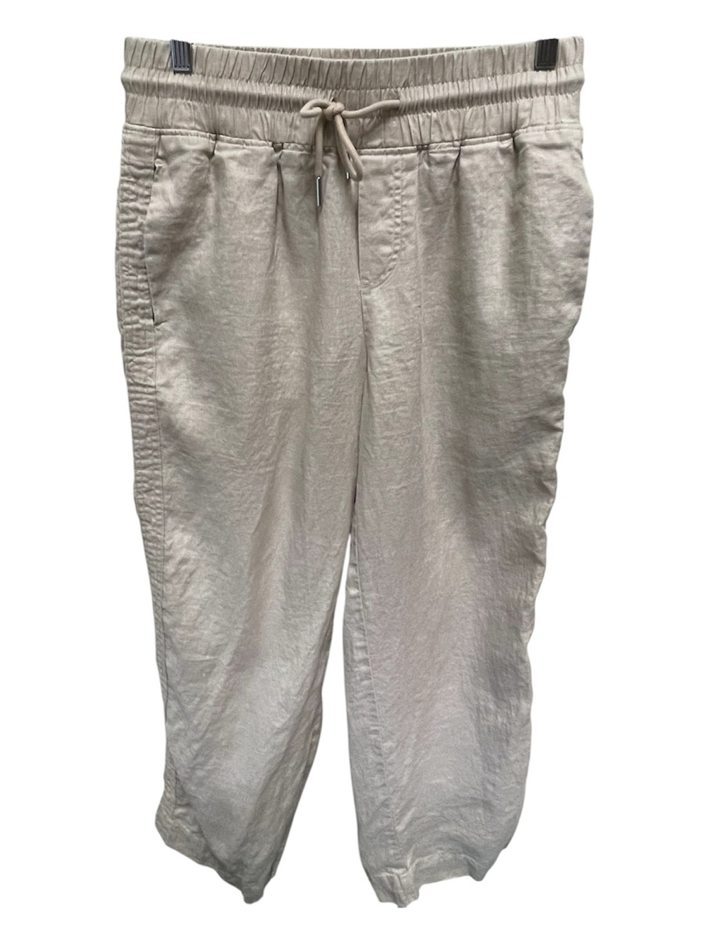 Quince 100% European Linen Wide Leg Pants in Driftwood Size Medium - Picture 6 of 15